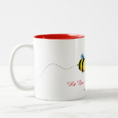 Ha Bee Valentine's Day Two-Tone Coffee Tasse (Links)