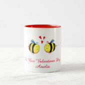 Ha Bee Valentine's Day Two-Tone Coffee Tasse (Mittel)