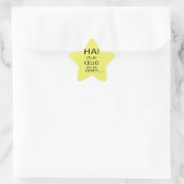 Ha Cello Star Sticker (Tasche)