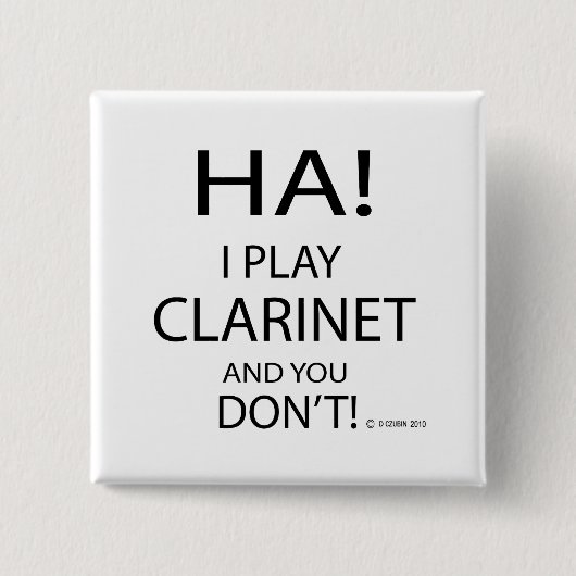 Ha Clarinet Button (Vorderseite)