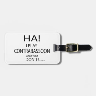 Ha Contrabassoon Gepäckanhänger