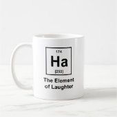 Ha, das Element des Gelächters Kaffeetasse (Links)