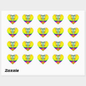Ha Drums Heart Sticker (Blatt)