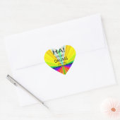 Ha Drums Heart Sticker (Umschlag)