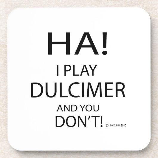 Ha Dulcimer Untersetzer (Vorderseite)