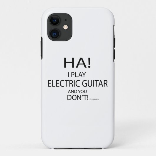 Ha Electric Guitar Case-Mate iPhone Hülle (Rückseite)