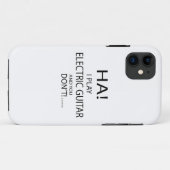 Ha Electric Guitar Case-Mate iPhone Hülle (Rückseite (Horizontal))