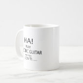 Ha Electric Guitar Kaffeetasse (Vorderseite Links)