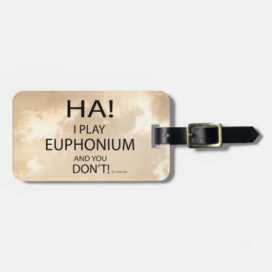 Ha Euphonium Gepäckanhänger (Vorderseite horizontal)