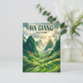 Ha Giang Loop Vietnam Postkarte (Stehend Vorderseite)