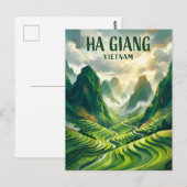 Ha Giang Loop Vietnam Postkarte (Vorne/Hinten)