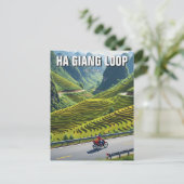 Ha Giang Loop Vietnam Travel Postkarte (Stehend Vorderseite)