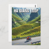 Ha Giang Loop Vietnam Travel Postkarte (Vorne/Hinten)