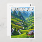 Ha Giang Loop Vietnam Travel Postkarte (Vorne/Hinten)