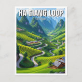 Ha Giang Loop Vietnam Travel Postkarte (Vorderseite)
