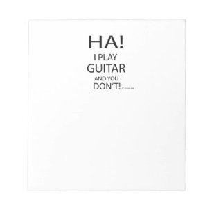 Ha Guitar Notizblock