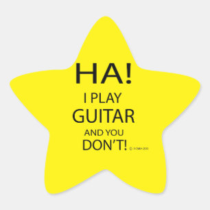 Ha Guitar Star Sticker