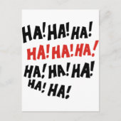 Ha Ha Ha Postkarte (Vorderseite)