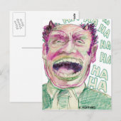Ha Ha Ha Postkarte (Vorne/Hinten)