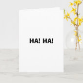 HA! HA! KARTE (Gelbe Blume)