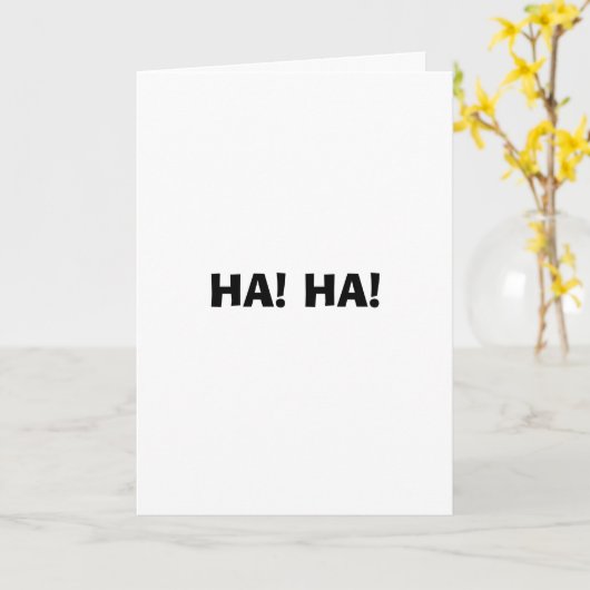 HA! HA! KARTE (Gelbe Blume)