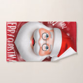 Ha Ha Merry Christmas Badhandtuch Set (Handtuch)