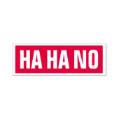 Ha ha no permastempel (Design)