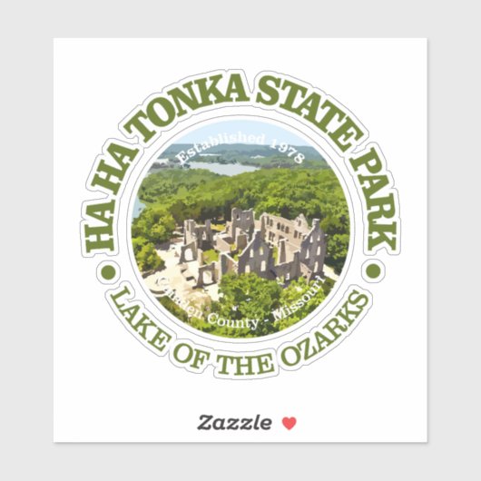 Ha Ha Tonka SP Aufkleber (Blatt)