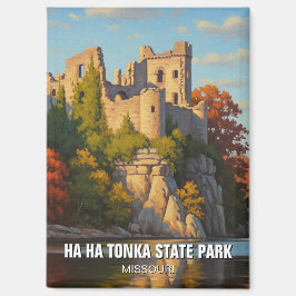 Ha Ha Tonka Staat Park Missouri Travel Magnet
