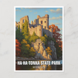 Ha Ha Tonka Staat Park Missouri Travel Postkarte