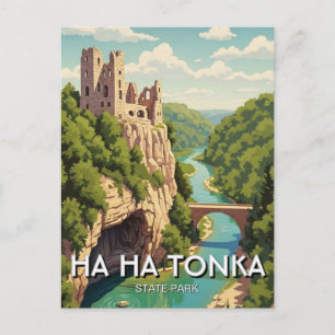 Ha Ha Tonka State Park Missouri Reise Postkarte