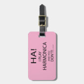 Ha Harmonica Gepäckanhänger (Vorderseite vertikal)