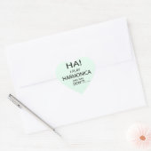 Ha Harmonica Heart Sticker (Umschlag)