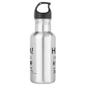 Ha Harp Edelstahlflasche (Vorderseite)