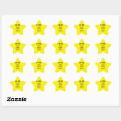 Ha Harp Star Sticker (Blatt)