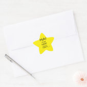 Ha Harp Star Sticker (Umschlag)