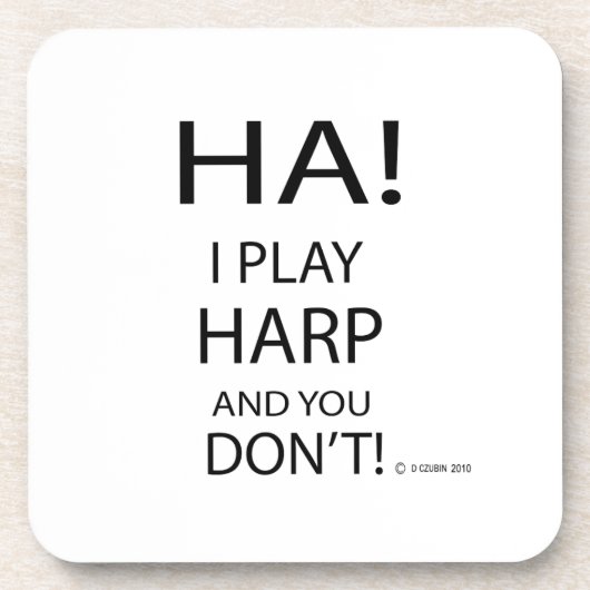 Ha Harp Untersetzer (Vorderseite)