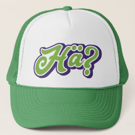 Hä? Hm? WACHSTUM? Funny German Slang Hat Truckerkappe