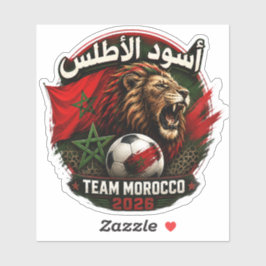 🇲🇦 HA HNA JINA Team Marokko Spieltag 2026 Aufkleber