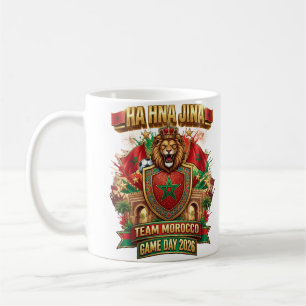 🇲🇦 HA HNA JINA Team Marokko Spieltag 2026 Kaffeetasse