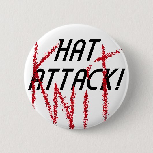 Ha-Knopf - "Strick " Button (Vorderseite)