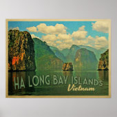Ha Long Bay Islands Vietnam Poster (Vorne)