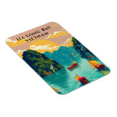 Ha Long Bay Vietnam Boat Trip Magnet (Rechte Seite)