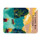 Ha Long Bay Vietnam Boat Trip Magnet (Horizontal)