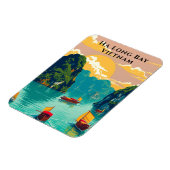 Ha Long Bay Vietnam Boat Trip Magnet (Linke Seite)