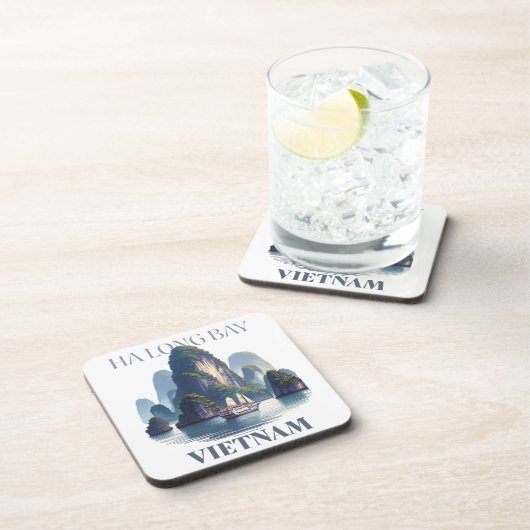 Ha Long Bay Vietnam Getränkeuntersetzer (Rechte Seite)