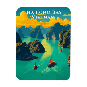 Ha Long Bay Vietnam Landschaftlich Travel Magnet