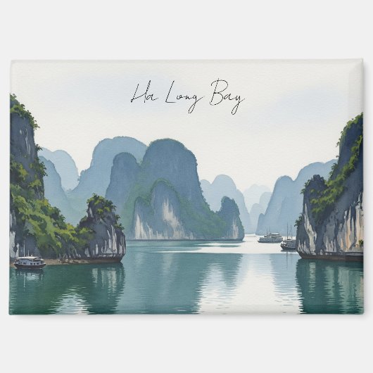 Ha Long Bay Vietnam Magnet (Vorderseite)