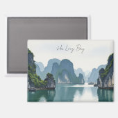 Ha Long Bay Vietnam Magnet (Vorderseite/Rückseite)