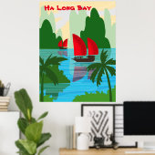 Ha Long Bay, Vietnam Poster (Heimbüro)